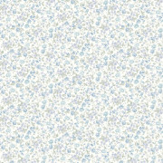 Papier peint intissé Madeline fleurs sauvage bleu porcelaine - Alice et Rose - Lutèce - VI81502
