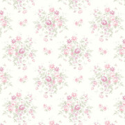 Papier peint intissé Mélina buisson de fleurs rose lilas - Alice et Rose - Lutèce - VI81401