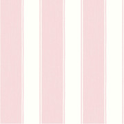 Papier peint intissé Ariane rayures large rose - Alice et Rose - Lutèce - VI81101