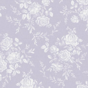 Papier peint intissé Seraphina composition florale améthyste - Alice et Rose - Lutèce - VI80709