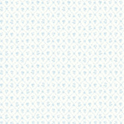 Papier peint intissé Cosette claustra fleuri bleu myosotis - Alice et Rose - Lutèce - VI80402