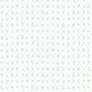 Papier peint intissé Cosette claustra fleuri bleu myosotis - Alice et Rose - Lutèce - VI80402