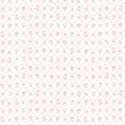 Papier peint intissé Cosette claustra fleuri bois de rose - Alice et Rose - Lutèce - VI80401