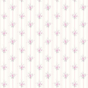 Papier peint intissé Luce fleuri rose parme - Alice et Rose - Lutèce - VI80211