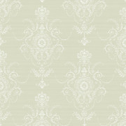 Papier peint intissé Anabelle damask vert - Alice et Rose - Lutèce - VI80104