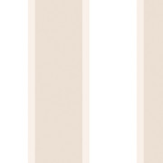 Papier peint vinyle sur intissé Rayures beige et blanc - Jeux de Rayures - Lutèce - G67553