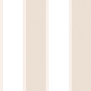 Papier peint vinyle sur intissé Rayures beige et blanc - Jeux de Rayures - Lutèce - G67553
