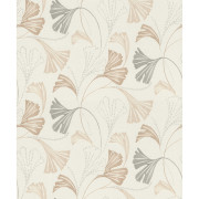 Papier peint Expansé sur intissé Feuilles Ginkgo d'Automne beige taupe - Sélection - Rasch - 581515