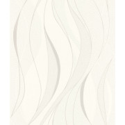 Papier peint Expansé sur intissé Graphic Waves blanc - Sélection - Rasch - 429831