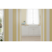 Papier peint vinyle sur intissé Rayures jaune et blanc - Jeux de Rayures - Lutèce - G67587