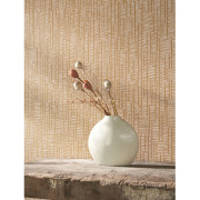 Papier peint intissé Capri camel - Casadeco - RIOC87442100