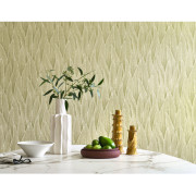 Papier peint intissé Sansevieria argile vert - Casadeco - RIOC201837260