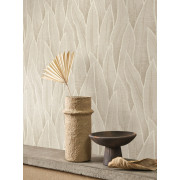 Papier peint intissé Sansevieria beige ficelle - Casadeco - RIOC201831873