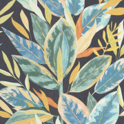 Papier peint intissé Ficus bleu encre - Casadeco - RIOC201816641