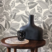 Papier peint intissé Paraty noir fusain - Casadeco - RIOC201809271