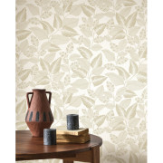 Papier peint intissé Paraty beige ficelle - Casadeco - RIOC201801430