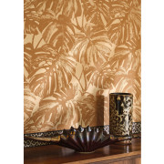 Papier peint intissé Mata caramel - Casadeco - RIOC201792618