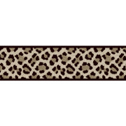 Frise papier peint - pré-encollée - Océlot léopard taupe - Rio - Casadeco - RIOC201861809