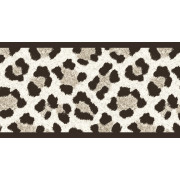 Frise papier peint - pré-encollée - Océlot léopard beige ficelle - Rio - Casadeco - RIOC201861420