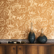 Frise papier peint - pré-encollée - Océlot léopard noisette - Rio - Casadeco - RIOC201862581