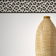 Frise papier peint - pré-encollée - Océlot léopard beige ficelle - Rio - Casadeco - RIOC201861420