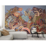 Panoramique intissé Brasilia bleu outremer - 400X280cm - Rio - Casadeco - RIOC201856411