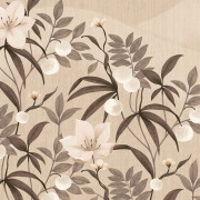 Panoramique intissé Hévéa beige ficelle - 300X250cm - Rio - Casadeco - RIOC201842107