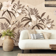 Panoramique intissé Hévéa beige ficelle - 400X280cm - Rio - Casadeco - RIOC201842111