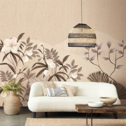 Panoramique intissé Hévéa beige ficelle - 400X310cm - Rio - Casadeco - RIOC201842112
