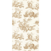 Papier Peint intissé Scène d'été camel - LES BELLES TOILES DE JOUY 2 - Casadeco - BTJD87911318