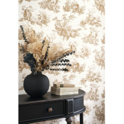Papier Peint intissé Scène d'été camel - LES BELLES TOILES DE JOUY 2 - Casadeco - BTJD87911318