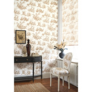 Papier Peint intissé Scène d'été camel - LES BELLES TOILES DE JOUY 2 - Casadeco - BTJD87911318