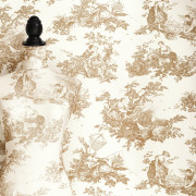 Papier Peint intissé Scène d'été camel - LES BELLES TOILES DE JOUY 2 - Casadeco - BTJD87911318