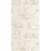 Papier Peint intissé Scène d'été beige lin - LES BELLES TOILES DE JOUY 2 - Casadeco - BTJD87911212