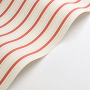 Papier Peint intissé Rayure rouge carmin - LES BELLES TOILES DE JOUY 2 - Casadeco - BTJD81578225