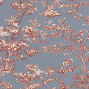 Papier Peint intissé Arbre bleu orage - LES BELLES TOILES DE JOUY 2 - Casadeco - BTJD81526776