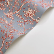Papier Peint intissé Arbre bleu orage - LES BELLES TOILES DE JOUY 2 - Casadeco - BTJD81526776