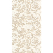 Papier Peint intissé Arbre beige lin - LES BELLES TOILES DE JOUY 2 - Casadeco - BTJD81521122
