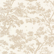 Papier Peint intissé Arbre beige lin - LES BELLES TOILES DE JOUY 2 - Casadeco - BTJD81521122