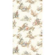 Papier Peint intissé Gavotte multicolore - LES BELLES TOILES DE JOUY 2 - Casadeco - BTJD201737407