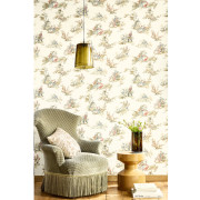 Papier Peint intissé Gavotte multicolore - LES BELLES TOILES DE JOUY 2 - Casadeco - BTJD201737407