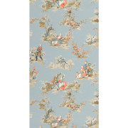 Papier Peint intissé Gavotte bleu doux - LES BELLES TOILES DE JOUY 2 - Casadeco - BTJD201736515