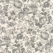 Papier Peint intissé Célestine noir fusain - LES BELLES TOILES DE JOUY 2 - Casadeco - BTJD201729909