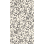 Papier Peint intissé Célestine noir fusain - LES BELLES TOILES DE JOUY 2 - Casadeco - BTJD201729909