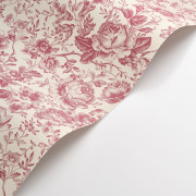 Papier Peint intissé Célestine rouge grenat - LES BELLES TOILES DE JOUY 2 - Casadeco - BTJD201728558