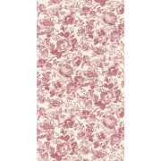 Papier Peint intissé Célestine rouge grenat - LES BELLES TOILES DE JOUY 2 - Casadeco - BTJD201728558