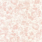 Papier Peint intissé Célestine rose poudre - LES BELLES TOILES DE JOUY 2 - Casadeco - BTJD201724101