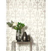 Papier Peint intissé Séraphin gris perle - LES BELLES TOILES DE JOUY 2 - Casadeco - BTJD201719119