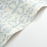 Papier Peint intissé Séraphin bleu porcelaine - LES BELLES TOILES DE JOUY 2 - Casadeco - BTJD201716226
