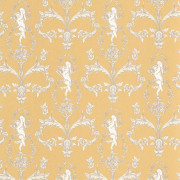 Papier Peint intissé Séraphin jaune soleil - LES BELLES TOILES DE JOUY 2 - Casadeco - BTJD201712404